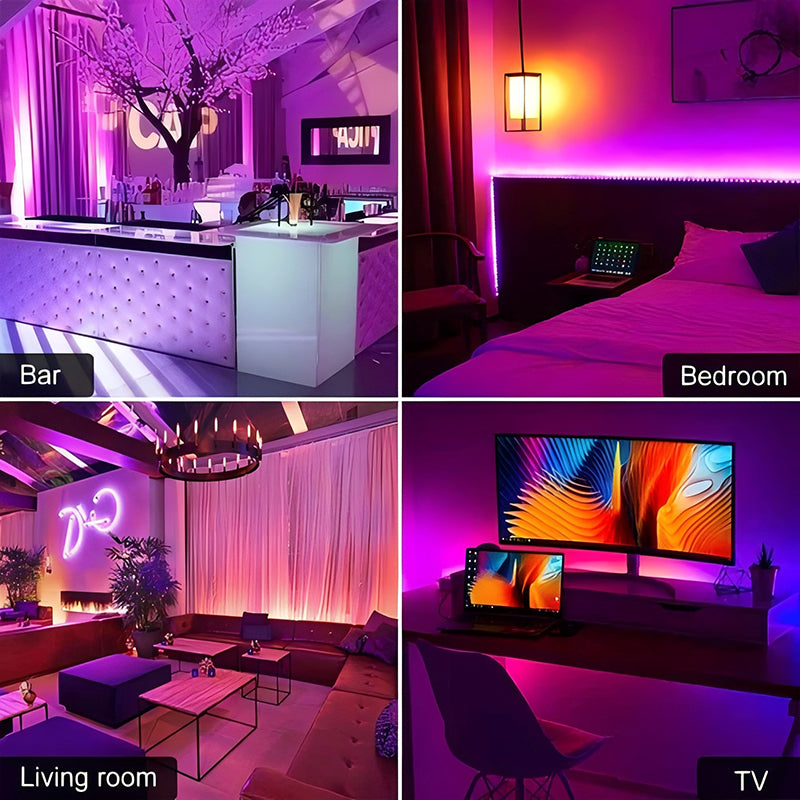 Modern Room Makeover with RGB LED Strip Lights