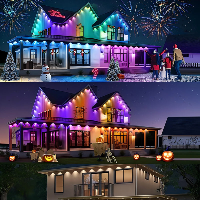 Holiday Lighting Made Easy with Smart Permanent Outdoor Lights