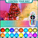 iCreating LED Spot Lights Indoor - RGBW Uplighting Indoor Color Changing with Remote for Plants 12W Small tree Spotlight Mini Stage Lights Floor Light Plug in Uplights for Christmas Halloween (2 Pack, White)