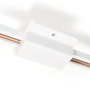 iCreating H Track Floating Canopy Connector – White 3-Wire Power Feed Accessory for Single Circuit H-Type LED Track Lighting System, Compatible with Ceiling Installations