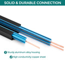 H Track Lighting Rails Kit - iCreating 26ft Black Track Lighting Track 3 Wire with Floating Canopy Connector, L Connector, I and T Connector for Single Circuit H Type LED Track Lighting Heads Fixtures