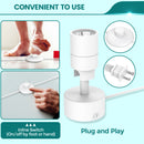 iCreating LED Spotlight Indoor - White Uplighting Indoor 2700K-6500K Stepless Adjustable for Plant 12W Small tree Spot Lights Mini Stage Lights Plug in Floor Light Uplights for Christmas (2Pack White)