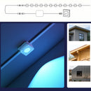 Smart Permanent Outdoor Lights for House – RGB+IC Color-Changing LED Roof Lights, DIY Scene Modes, App & Remote Control, IP67 Waterproof, Ideal for Christmas, Holidays, Daily Home & Pool Party Decor