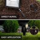 iCreating 12/2 Low Voltage Landscape Lighting Wire, Outdoor Direct Burial Low Voltage Wire, 12-Gauge 2-Conductor Landscape Wire, Pure Copper