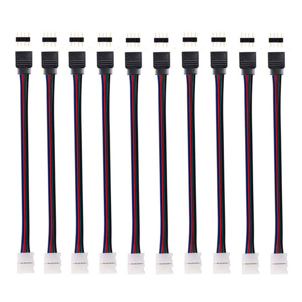 4 pin ledstrip RGB connector, 10cm 4 pin ledstrip RGB connector, 10cm