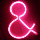 Pink Letters LED Neon Sign - LED Neon Light Wall Signs Battery or USB Operated Art Decorative Lights Wall Decor for Home Children Baby Living Room Christmas Wedding Party Decoration