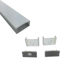 iCreating 10mm Deep 23.5mm Wide Surface Mount LED Strip Aluminum Channel,Compatible with PCB Width within 20mm