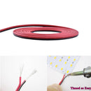 66ft Extension Cable Wire Cord Kit - Includes 66ft Extension Cable, 2X Quick Wire Connector, 2X L Shape LED Strip Connector, 2X Gapless LED Connector, 20X LED Strip Clip for 3528 2835 LED Strip Light