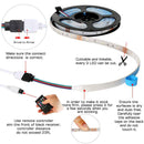 32.8ft RGB LED Strip Lights Kit, RGB LED Light Strip 5050 LED Tape Lights, Color Changing LED Strip Lights with Remote for Home Lighting Kitchen Bed Flexible Strip Lights for Bar Home Decoration