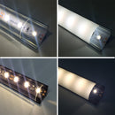 iCreating Corner Mount LED Aluminum Channel for LED Strips With Curved Lens, Compatible with PCB Width within 12mm