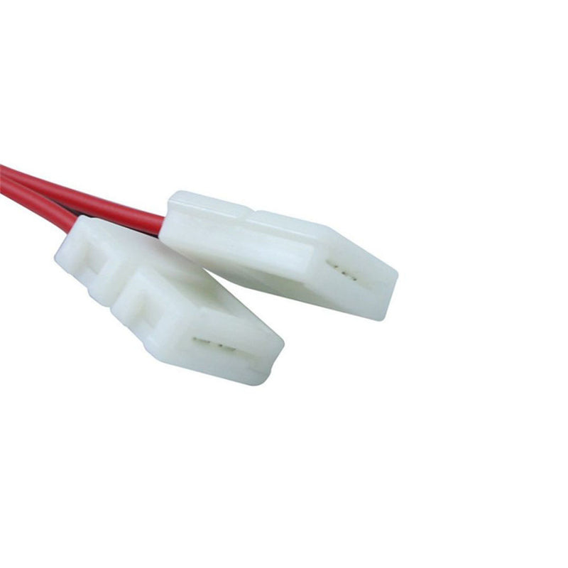3528 2 Pin LED Strip Jumper Connector - iCreating 10PCS iCreating 12V Single Color Solderless LED Light Strip Wire Tape Connectors for 8mm Wide Flexible SMD 3528 2835 Single Color LED Strip Lights