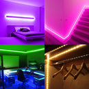 16.4ft 5050 RGB LED Strip Light, iCreating 2020 New Design DC 12V SMD5050 Color Change Flexible LED Strip Lights with 300 LEDs