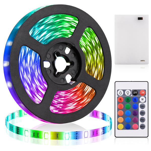 Remote Control 2PK 5 LED SMD Push Lights