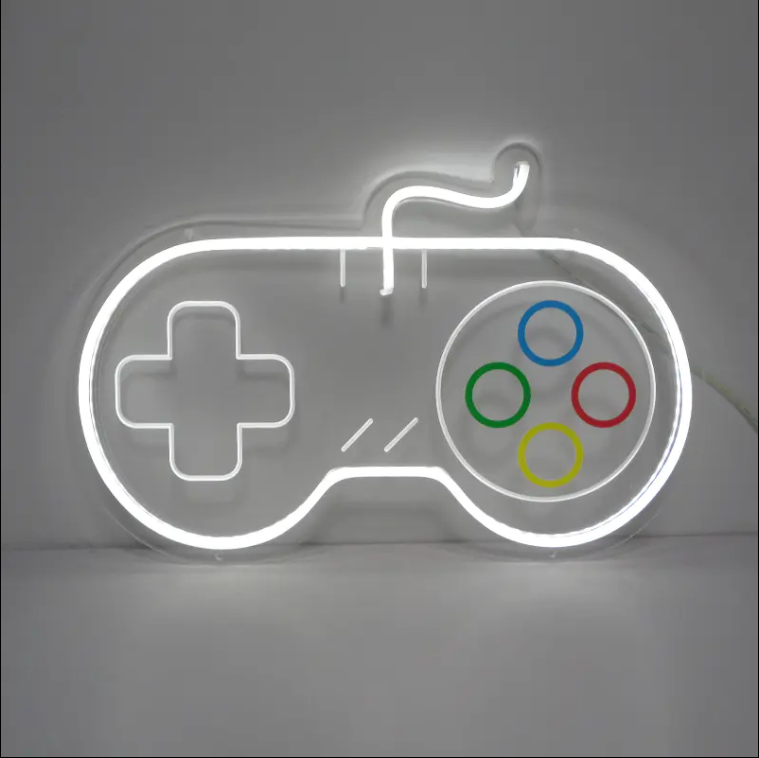 Gamepad Gamer Neon Sign
