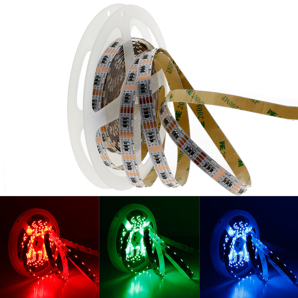 DC 12V 16.4FT 5M SMD335 Side View High Density Flexible LED Strip Lights 120 LEDs Per Meter by iCreating 2020 New Design