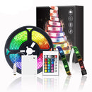 RGB LED Strip Lights Battery Operated, Color Changing LED Light Strip Rope Light Waterproof LED Tape Lights Kit with Remote for Party Room