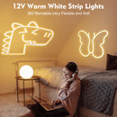 LED Neon Light, iCreating 32.8ft Neon Rope Lights 12V Outdoor Waterproof DIY Neon LED Strip Lights for Custom Neon Signs, Room, Bedroom, Wall, Car Underglow, Wedding (Power Adapter Included)