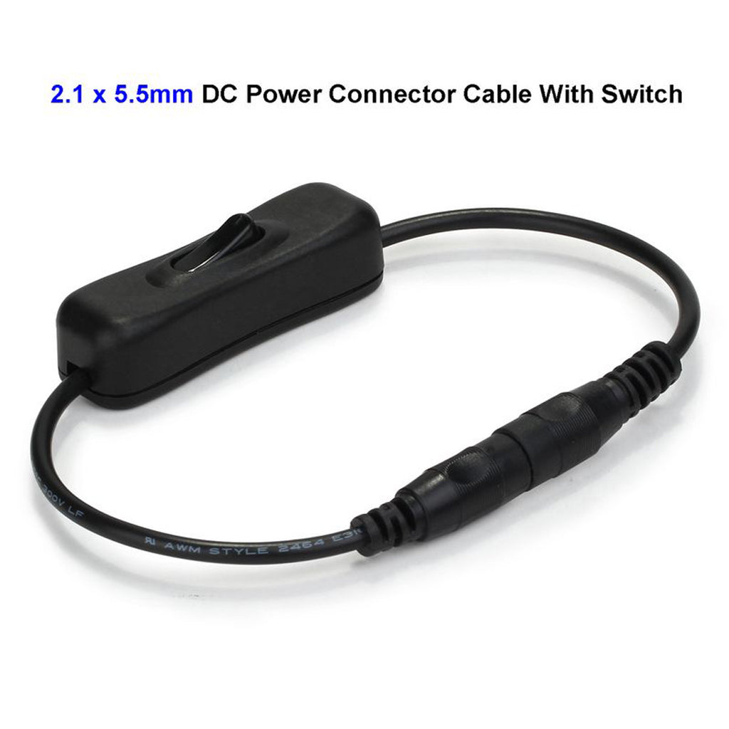 DC 12V Inline Switch - iCreating 2PCS Inline Toggle Rocker On Off Swit