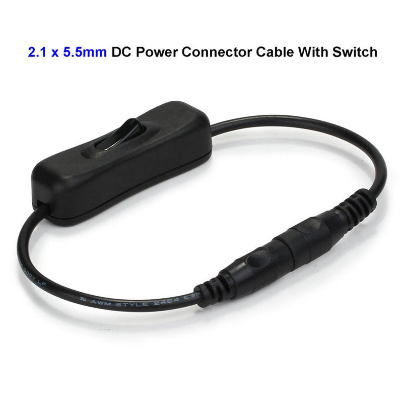 DC 12V Inline Switch - iCreating 2PCS Inline Toggle Rocker On Off Swit