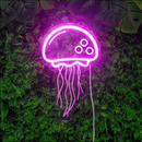 Jellyfish Neon Sign Model A