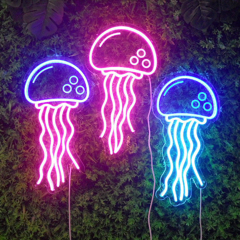 Jellyfish Neon Sign Model B