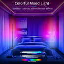 LED Corner Floor Lamp, RGB Color Changing LED Corner Light, Corner Lights for Living Room, 60’’ Corner Lamp, Bluetooth APP Remote Control Corner Lighting, Corner LED Light Bar for Bedroom