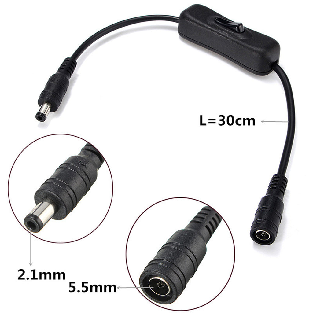 Dc Inline Rocker Switch DC 12V Inline Switch - iCreating 2PCS Inline Toggle Rocker On Off Swit