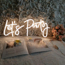 Lets Party Neon Sign