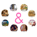 Pink Letters LED Neon Sign - LED Neon Light Wall Signs Battery or USB Operated Art Decorative Lights Wall Decor for Home Children Baby Living Room Christmas Wedding Party Decoration