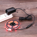 12V 2A LED Strip Power Supply 24W - iCreating 2020 New DC 12 Volt Universal Portable Power Supply Adapter for LED Strip Light, CCTV Camera with 5.5/2.1 Female Barrel Connector, 3528 2pin LED Connector