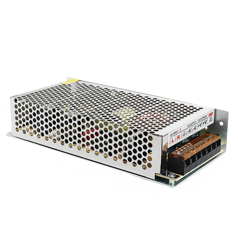 iCreating 12V 10A DC Universal Regulated Switching Power Supply 120W for CCTV, Radio, Computer Project, LED Strip Lights, 3D Printer
