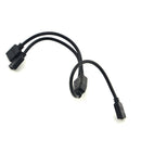 2 Way LED RGB Splitter Cable - iCreating 4PCS Black 5050 4 Pin RGB LED Strip Light Connector Splitter Y Wire with 12 PCS 4 Pin Male Connector for RGB 5050 3528 LED Light Strips