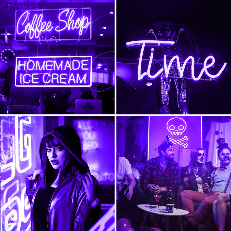LED Neon Light, iCreating 32.8ft Neon Rope Lights 12V Outdoor Waterproof DIY Neon LED Strip Lights for Custom Neon Signs, Room, Bedroom, Wall, Car Underglow, Wedding (Power Adapter Included)