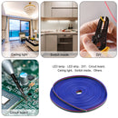 5050 4Pin LED Strip Connector Kit - iCreating 10mm RGB LED Connector Kit includes 32.8FT RGB Extension Cable, 10x LED Strip Jumper, 10x L Shape Connectors, 10x Gapless Connectors, 20x LED Strip Clips