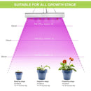 LED Grow Light 45, Panel Grow Lamp Plant Lights Full Spectrum with IR & UV Bulbs for Indoor Plants, Seedlings, Micro Greens, Clones, Succulents, Flowers