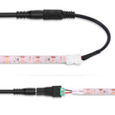 12V 2A LED Strip Power Supply 24W - iCreating 2020 New DC 12 Volt Universal Portable Power Supply Adapter for LED Strip Light, CCTV Camera with 5.5/2.1 Female Barrel Connector, 3528 2pin LED Connector