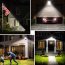 LED Flood Light Outdoor, 2Pack IP66 Waterproof Outside Security Plug in Backyard Flood Lights Super Bright 5000K Daylight White with Outlet for Exterior Backyard Home House Security