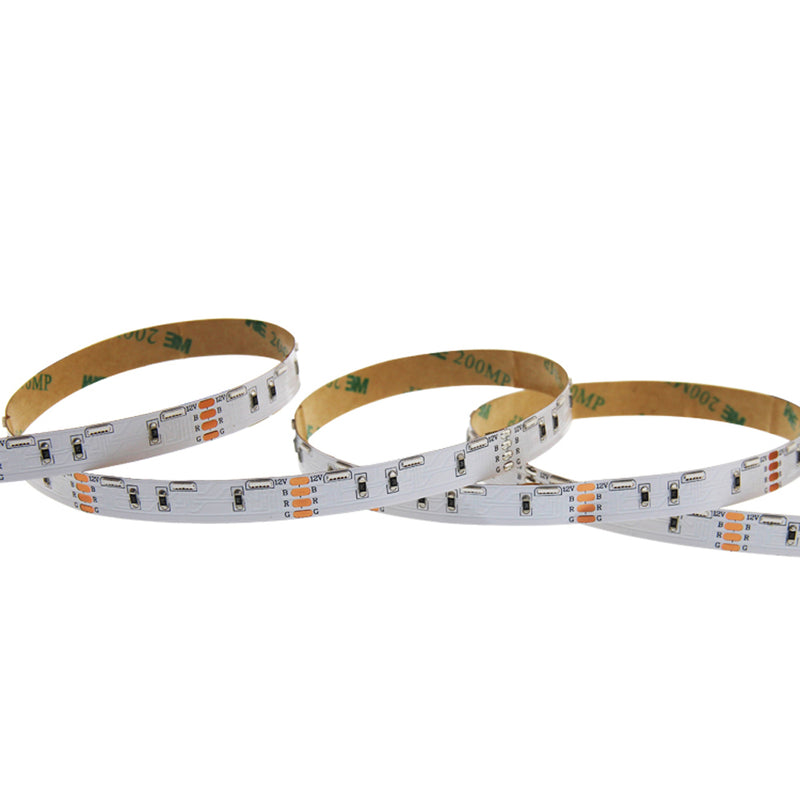 DC 12V 16.4FT 5M SMD020 Side Emitting RGB Color Changing Flexible LED Strip Lights 60 LEDs Per Meter