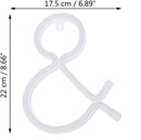 Pink Letters LED Neon Sign - LED Neon Light Wall Signs Battery or USB Operated Art Decorative Lights Wall Decor for Home Children Baby Living Room Christmas Wedding Party Decoration