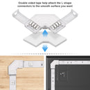 L Shape 4Pin LED Strip Connector, 10PCS 12V RGB Solderless LED Light Strip Tape 90 Degree Right Angle Corner Connectors for 10mm Wide Flexible 5050 3528 RGB LED Strip Lights