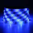 Blue LED Strip Lights - iCreating 2020 New Design Battery Powered LED Light Strip Kit with 6.6FT 2M SMD 3528 IP65 Waterproof Super Bright LED Tape Light, Battery Case