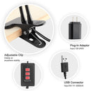 LED Grow Light, 40W Dual Head Timing 5 Dimmable Levels Plant Grow Lights for Indoor Plants with Red Blue Spectrum, Adjustable Gooseneck, 3 6 12H Timer, 3 Switch Modes