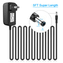 12V 2A LED Strip Power Supply 24W - iCreating 2020 New DC 12 Volt Universal Portable Power Supply Adapter for LED Strip Light, CCTV Camera with 5.5/2.1 Female Barrel Connector, 3528 2pin LED Connector