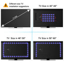 Music Sync LED Strip Lights Battery Powered - iCreating 6.6FT/2M RGB Music Sync LED Light Strip with IR Remote Color Changing 5050 LED Tape Lights for Party, Home, Bedroom, Kitchen DIY Decoration