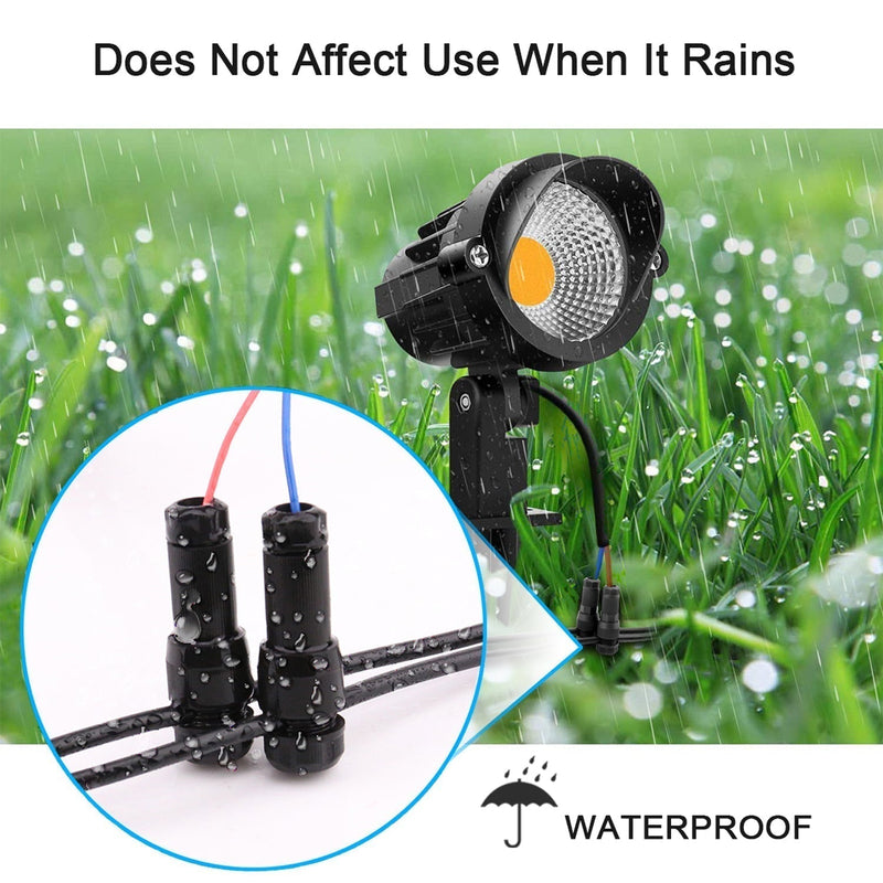 24 Pack Low Voltage Wire Connector - iCreating Landscape Lighting Connectors Waterproof Low Voltage Connectors 12-20 Gauge Low Voltage Wire Connectors for Landscape Lighting Path Lights