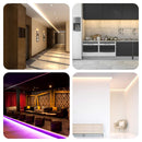 30Packs 4 Pin RGB LED Light Strip Connectors, 10mm Unwired Gapless Solderless LED Strip to Strip Connector Adapter Terminal for 10mm Wide Waterproof SMD 5050 Multicolor RGB LED Strip Light