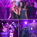 UV Black Light Landscape Lights, 12W Outdoor High Voltage LED Landscape Spot Lights 405nm UV Light Plug in Spotlights for Blacklight Party, Halloween, Fluorescent Poster, Body Paint (10Pack)