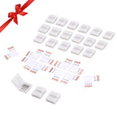 5050 4 Pin LED L Shape Connector - iCreating 10PCS 12V RGB Solderless LED Light Strip Tape 90 Degree Corner Connectors for 10mm Wide Flexible 5050 RGB LED Strip Lights