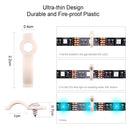 4Pin RGB Wire Extension Kit - include 16.4FT RGB Extension Cable Wire Cord, 2x Quick Wire to Strip Connector, 2x L Shape LED Strip Light Connectors, 2x Gapless LED Light Strip Connector, 20x LED Strip