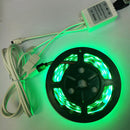 RGB LED Strip Extension Cable - 2PCS 16.4ft 5M RGB Extension Cable Cord Wire 4 Pin LED Strip Connector with 2 Way RGB Splitter Cable, RGB LED Strip Jumper, 4Pin Male to Male Connector, Cable Holder